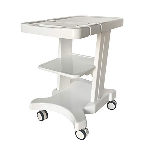 INTBUYING Portable Tool Cart Mobile Trolley - Heavy Duty Utility Cart for Ultrasound Imaging System Scanner - Ideal for Medical Equipment Transport in Hospitals & Clinics