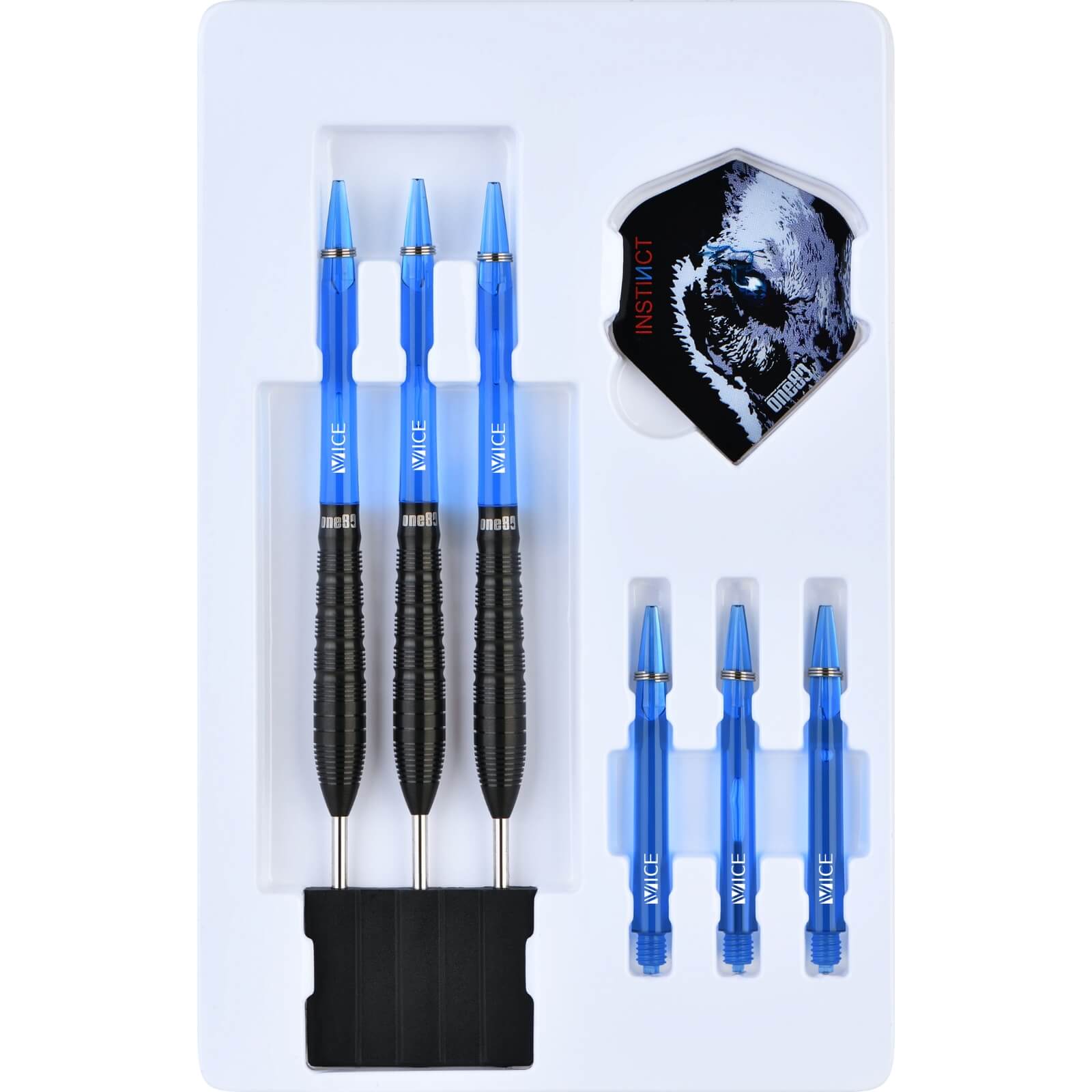 One80 Night Hunter Silence Steel Tip Darts - 90% Tungsten, 22g & 24g - Professional Dart Set for Bars, Tournaments & Home Practice