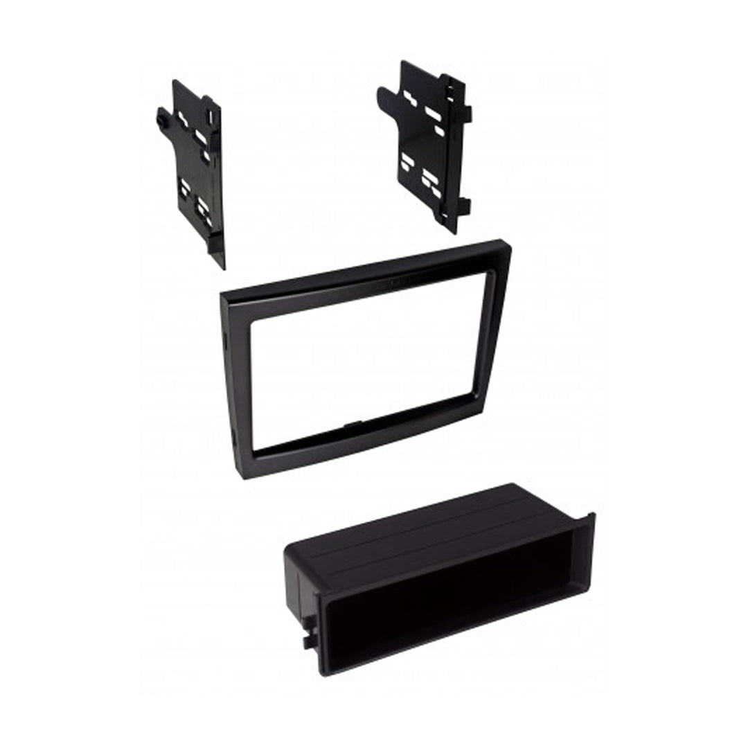 Porsche 911 Cayman Boxster Car Stereo Radio - Single DIN & Double DIN Compatible - ISO Mount with Storage Pocket - Fits 2005-2011 Models - Perfect for Car Audio Upgrades & Road Trips