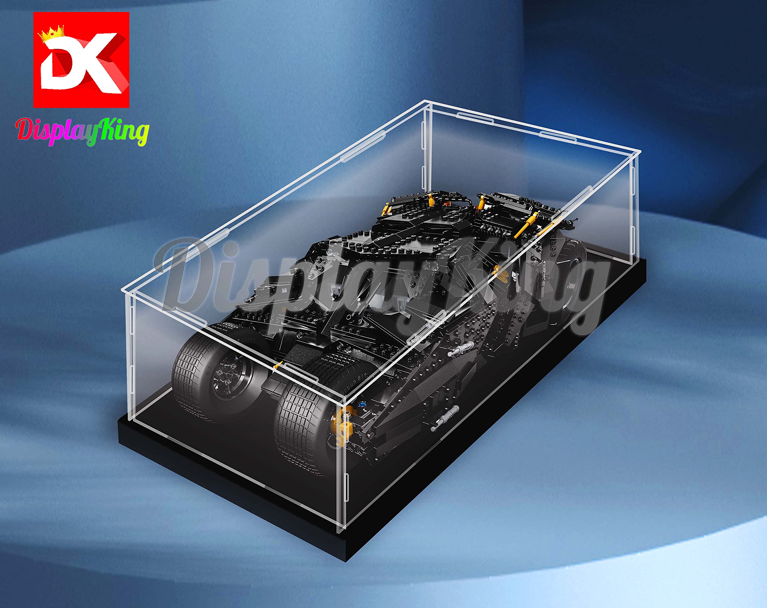 Acrylic Display Case for DC Super Heroes Batman The Tumbler 76023 - Compatible with LEGO Sets (Model Not Included) | Perfect for Collectors & Showcasing Action Figures