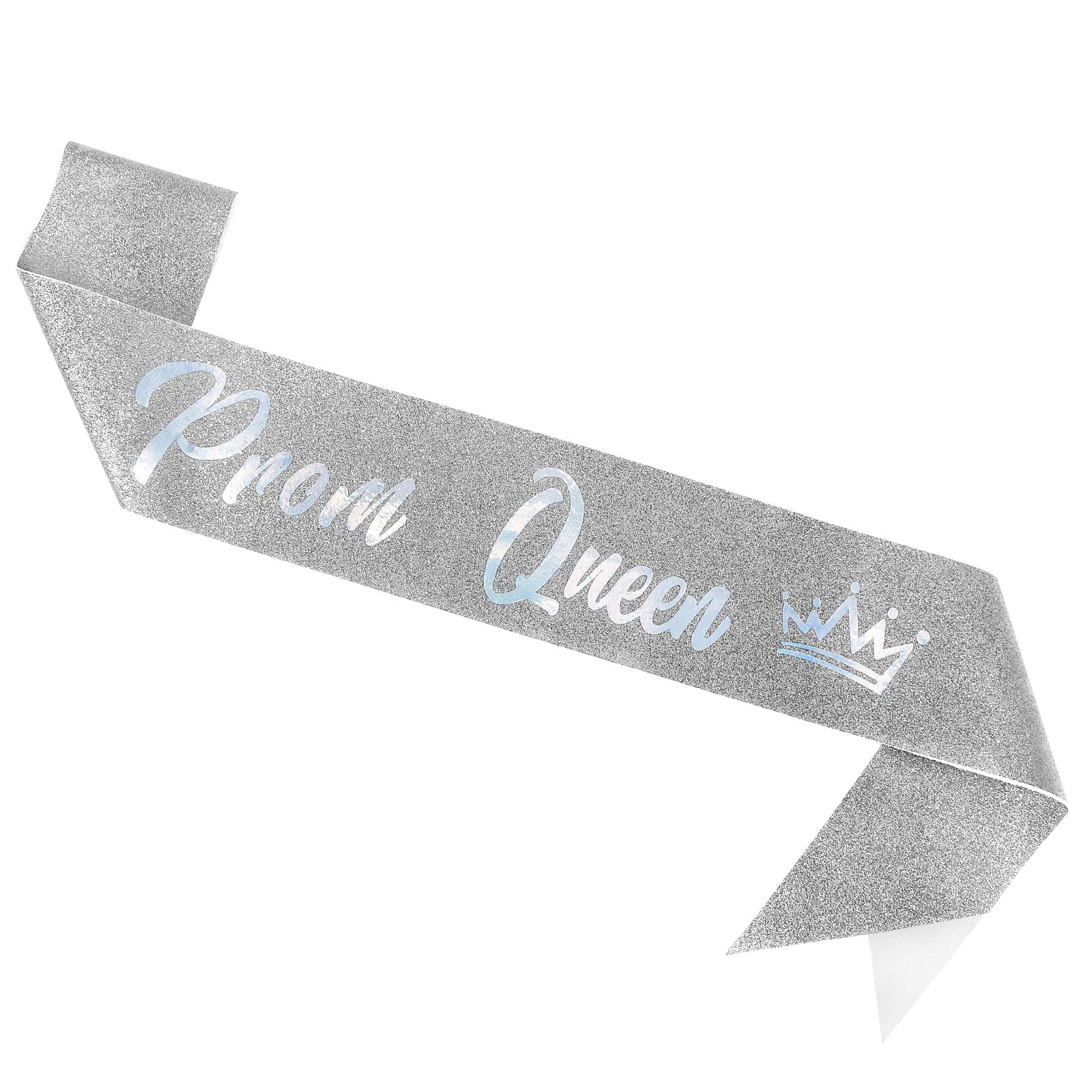 VELSCRUN Silver Prom Queen Headband & Tiara Set - Halloween Crown for Women & Girls, Birthday Party Hair Accessories - Perfect for Prom, Halloween Costumes, and Themed Party Decorations