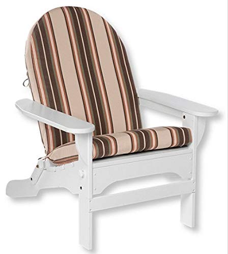 Sunbrella Fabric Seat & Back Cushion for Adirondack Chairs - Outdoor Patio Furniture Cushion (Chair Not Included) #WHAXACCS1 - Perfect for Poolside Lounging, Garden Relaxation & Deck Comfort