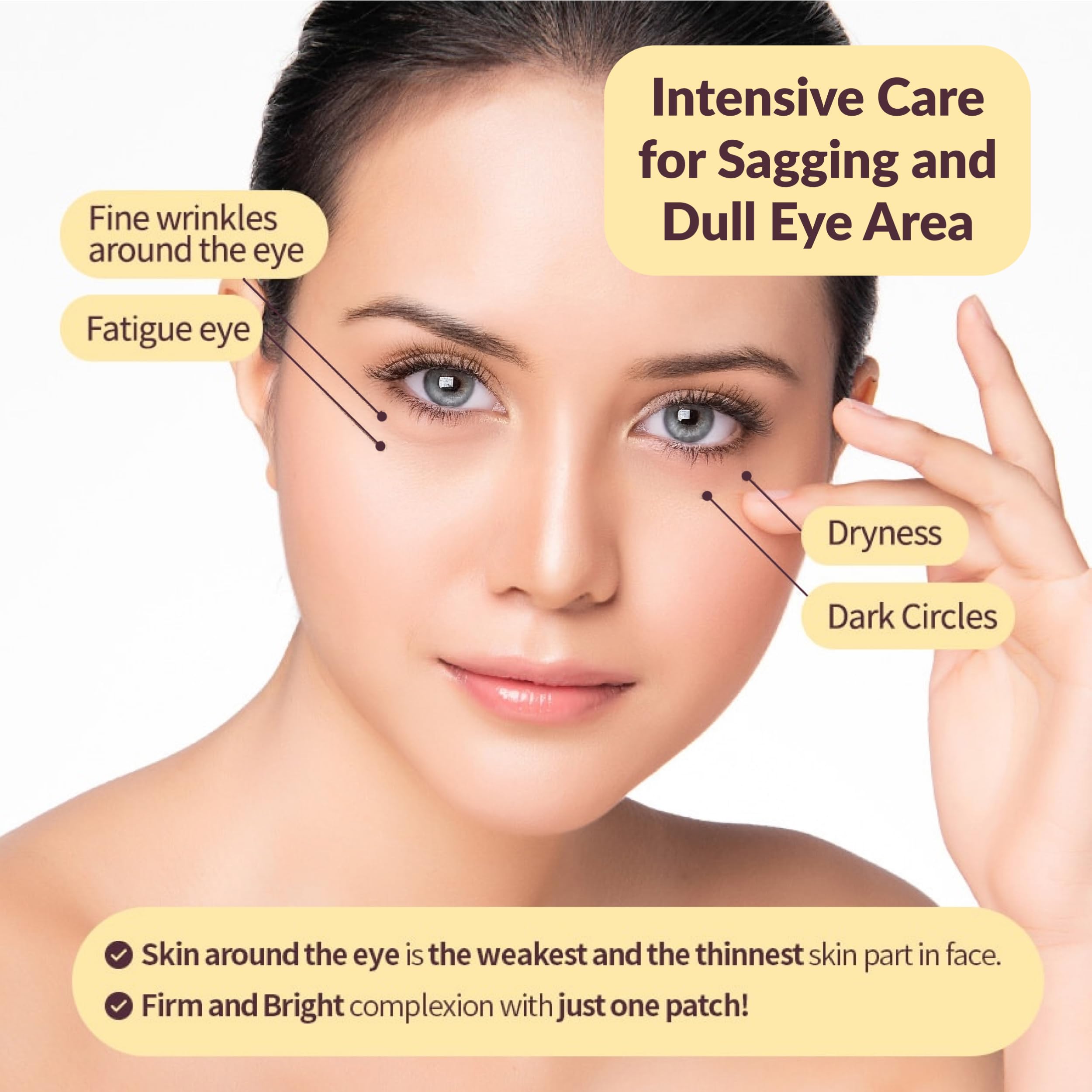 Premium Korean Hydrogel Eye Patches with Retinol & 24K Gold - Dark Circle Treatment, Anti-Puffiness & Anti-Aging Eye Mask - Infused with Collagen Booster & Vitamin C - Soothing Cooling Gel for Wrinkles & Fine Lines (60 Pcs) - Perfect for Nighttime Skincare & Travel Beauty Routine