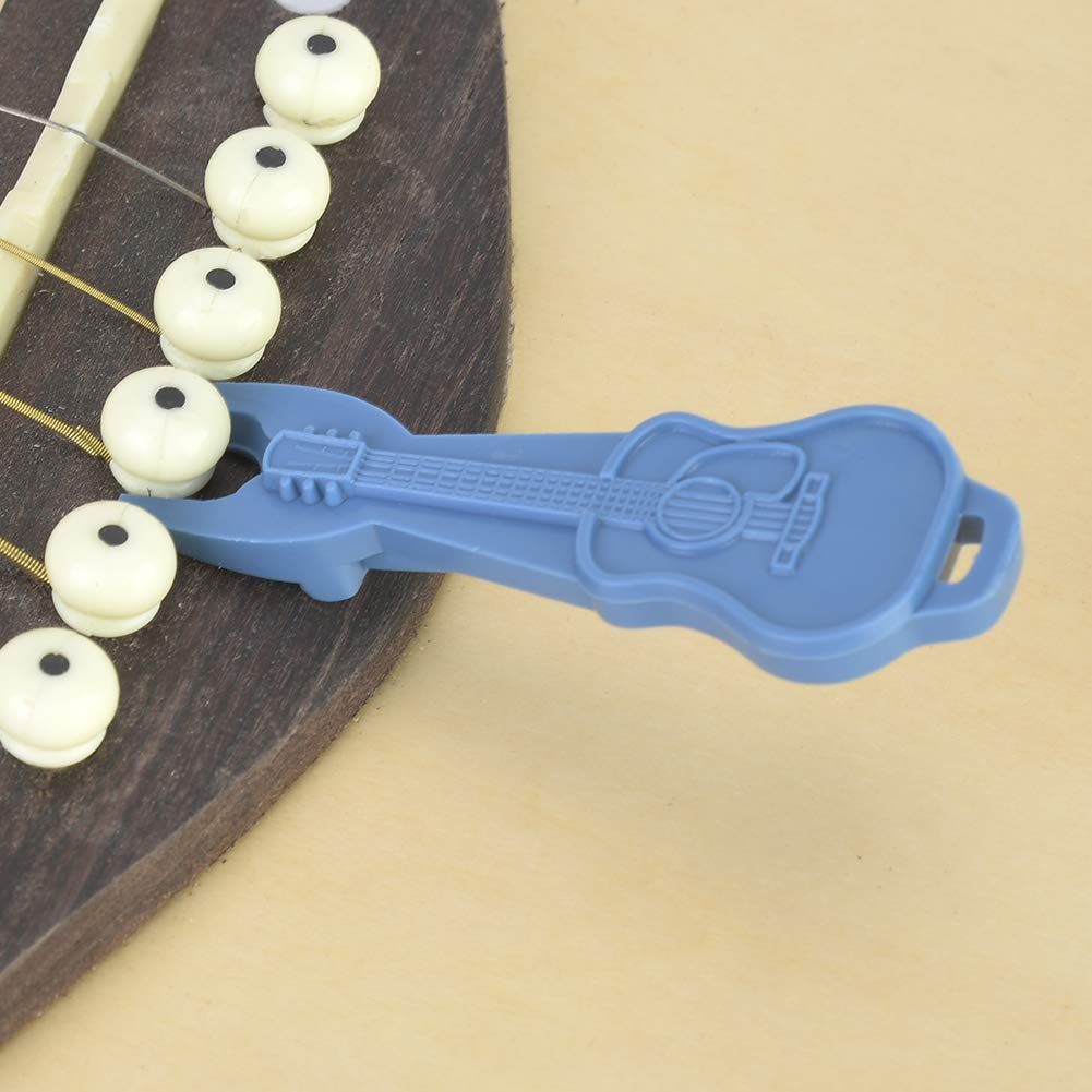 Professional Guitar String Puller & Peg Extractor - Small Hole String Removal Tool for Acoustic/Electric Guitars - Perfect for Musicians, Luthiers & Guitar Maintenance