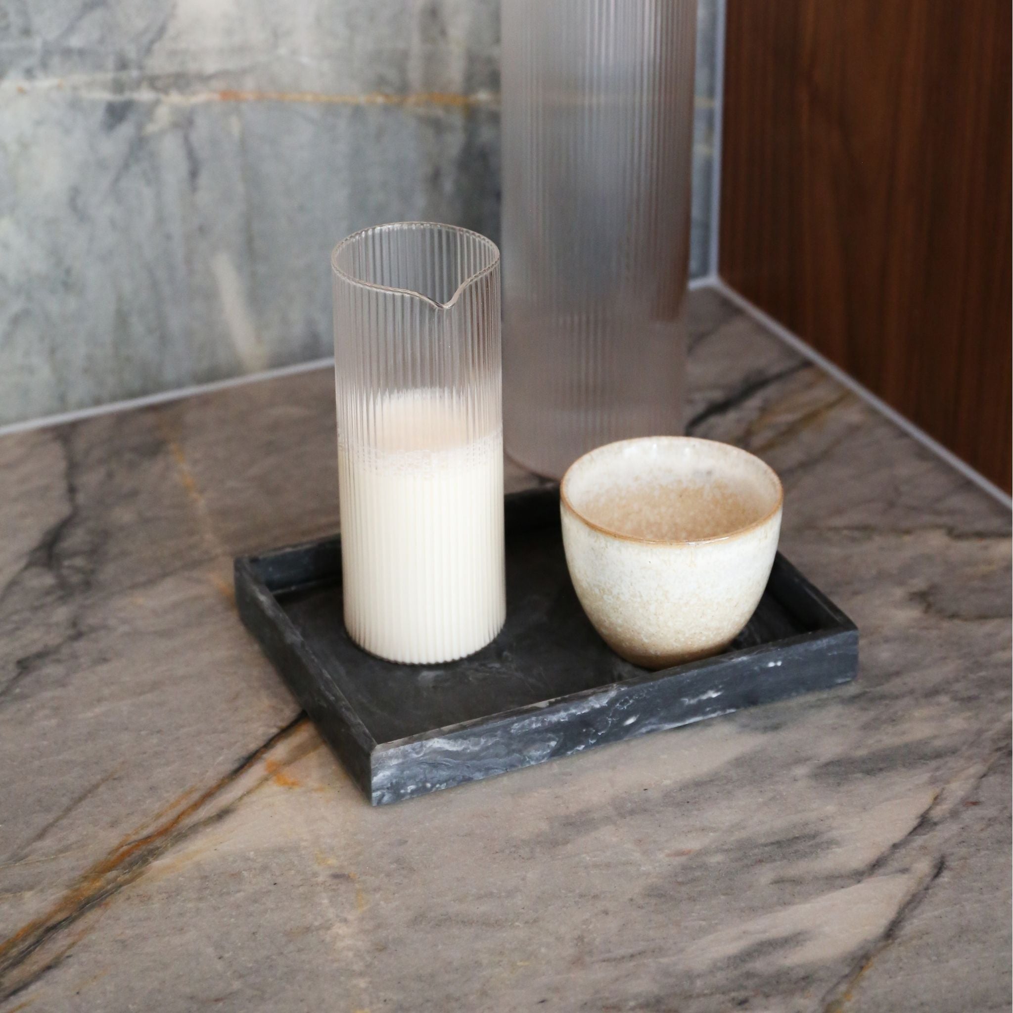 Bloomingville Paula Stoneware Cup - Eco-Friendly Ceramic Coffee Mug for Home, Office & Outdoor Use - Nature-Inspired Design for Tea, Coffee & Hot Beverages