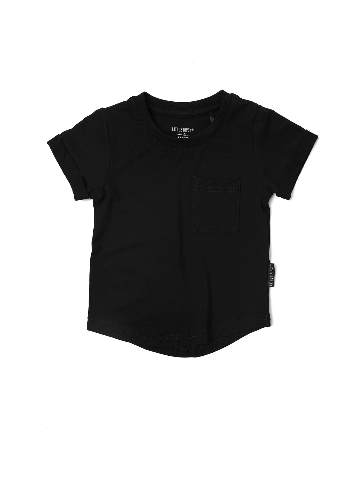 Eco-Friendly Bamboo Pocket T-Shirt for Men - Soft Black Tee with Chest Pocket | Perfect for Casual Wear, Gym, and Outdoor Activities
