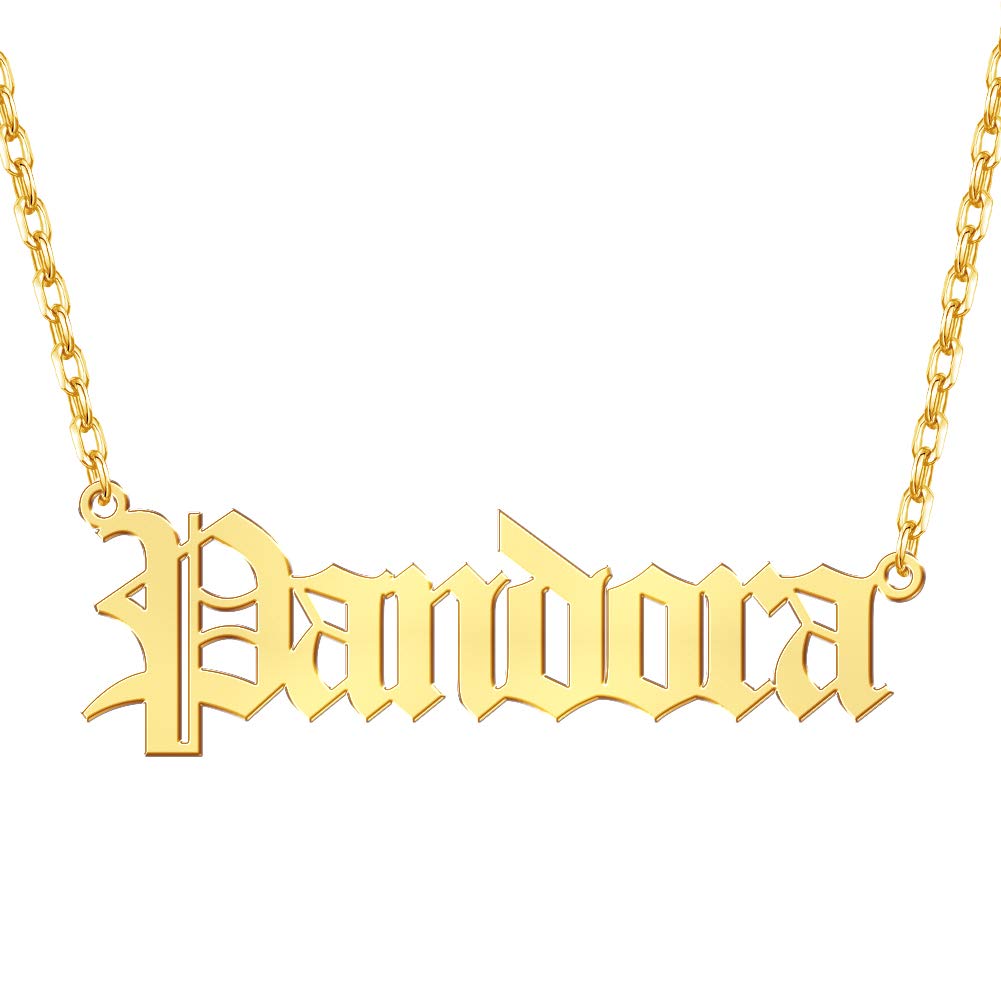 Personalized Custom Name Necklace for Women - 18K Gold Plated Dainty Jewelry Gift for Her - Perfect for Birthdays, Anniversaries & Special Occasions