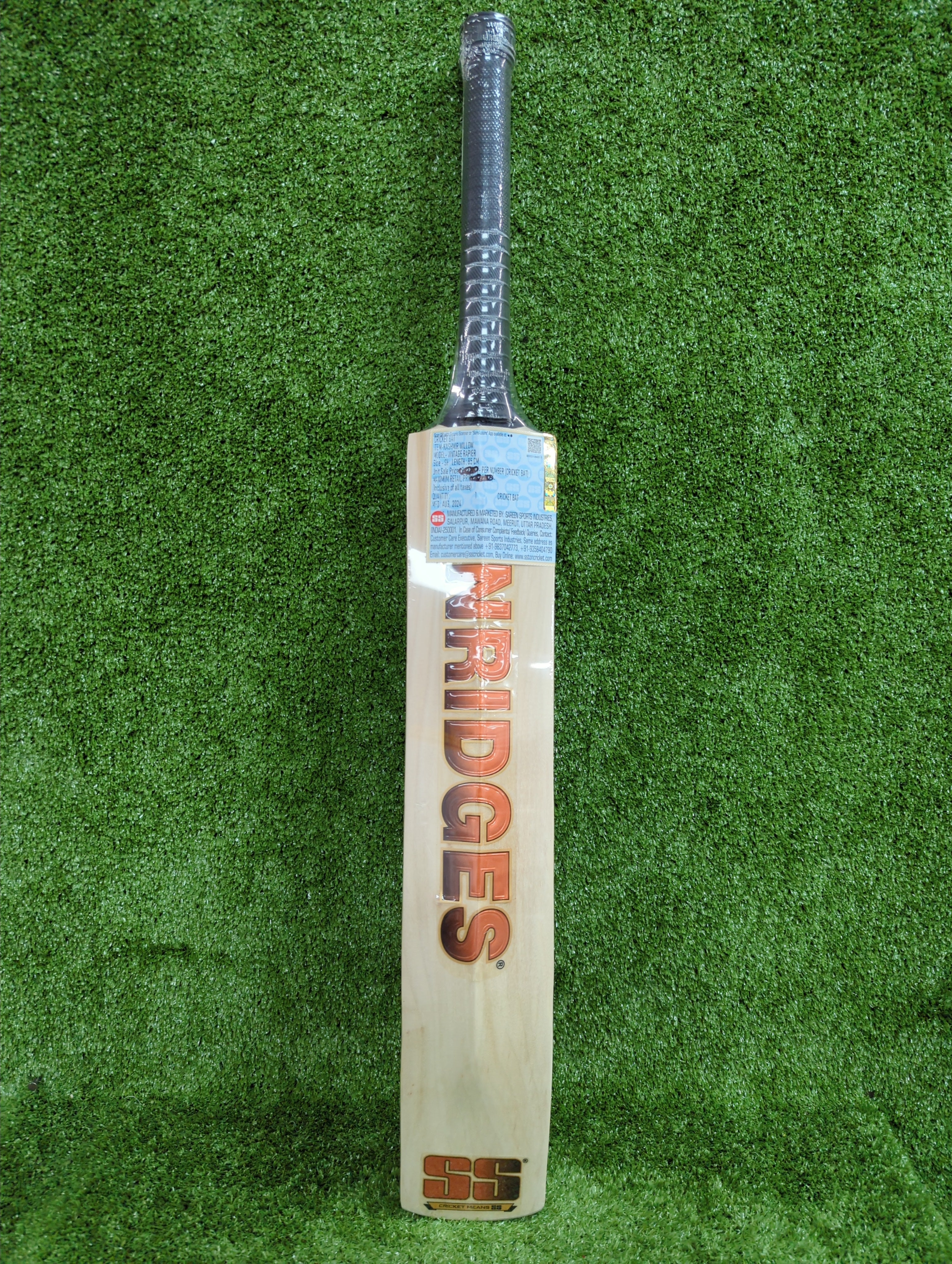 SS Vintage Rapier Kashmir Willow Cricket Bat - Premium Wooden Cricket Bat for Practice & Matches - Perfect for Cricket Enthusiasts & Professional Players