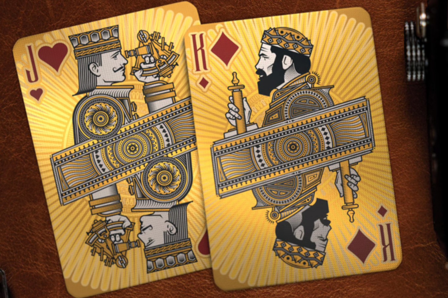Verum Videre 2023 Edition Luxury Gold Playing Cards - Premium Poker Cards for Magic Tricks, Cardistry & Casino Night Games