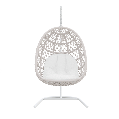 Amelia Outdoor Hanging Chair for Patio, Garden & Backyard - Comfortable Swing Seat (Stand Not Included) - Perfect for Relaxing, Reading & Lounging