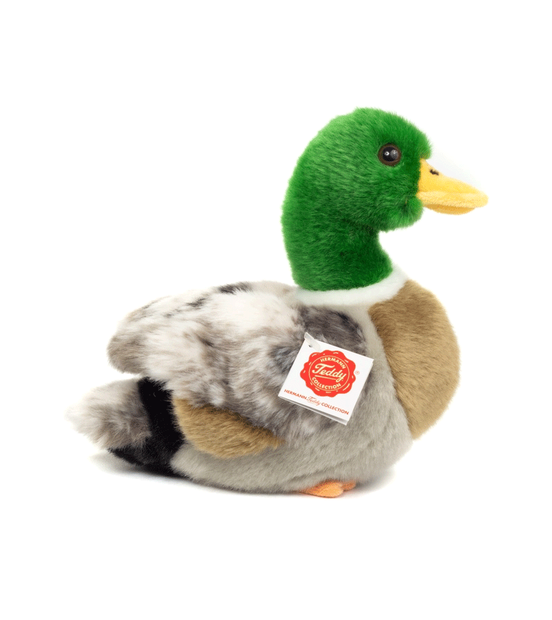 Premium Plush Wild Duck Stuffed Animal by Teddy Hermann - Soft & Cuddly Toy for Kids, Collectors & Home Decor | Perfect Gift for Birthdays, Christmas & Nursery Decorations