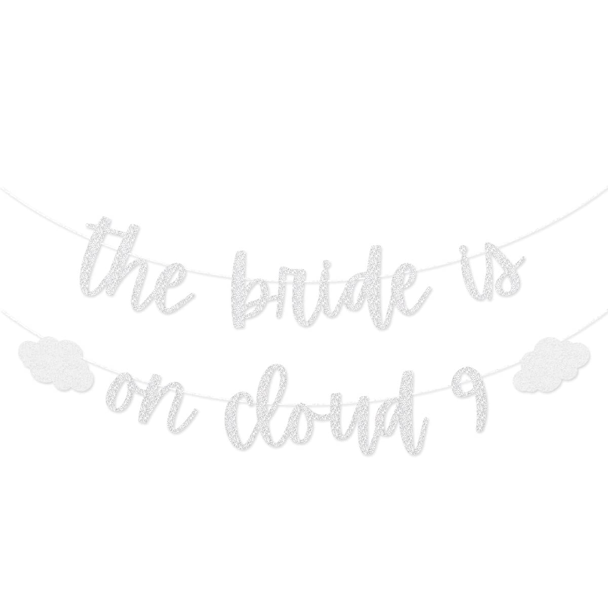 Bachelorette Party Banner - Bride on Cloud 9 for Wedding Decor