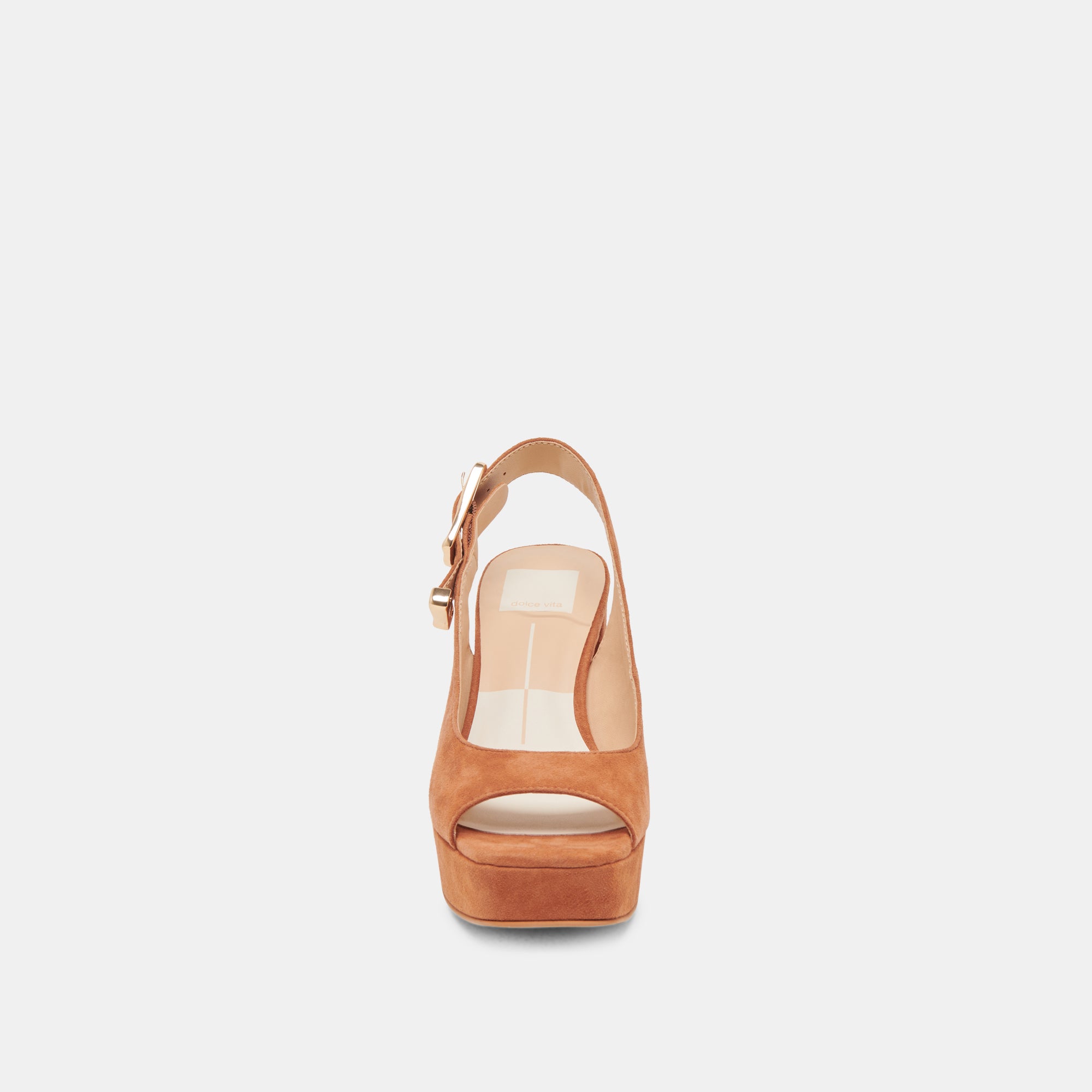 FLORES Women's Caramel Suede High Heels - Elegant Pointed Toe Pumps for Weddings, Parties & Office Wear