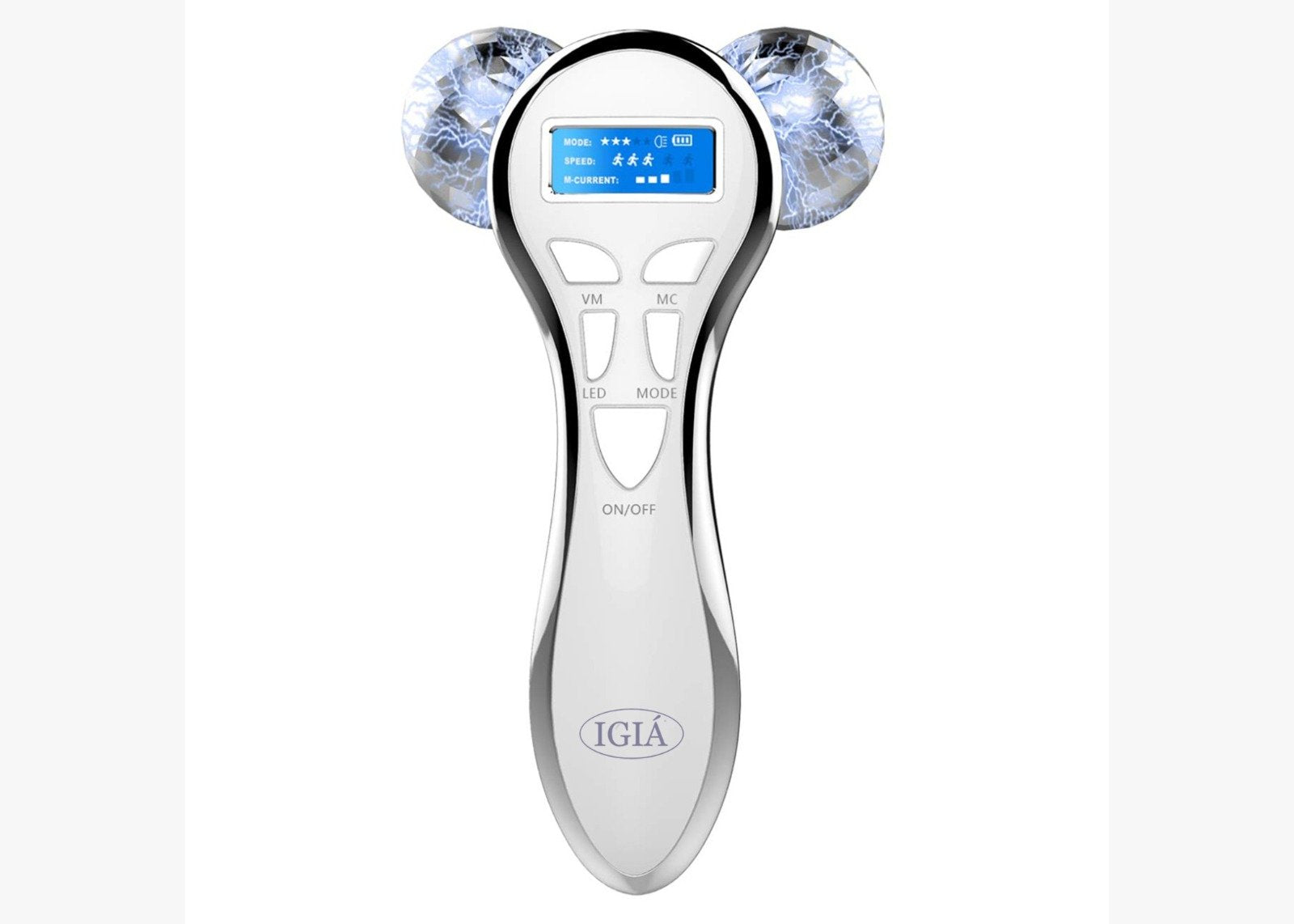 Microtone 4D Facial Massager for Anti-Aging & Skin Tightening - Rechargeable Electric Face Lifting Device for Wrinkle Reduction & Improved Circulation | Perfect for Home Spa & Skincare Routine