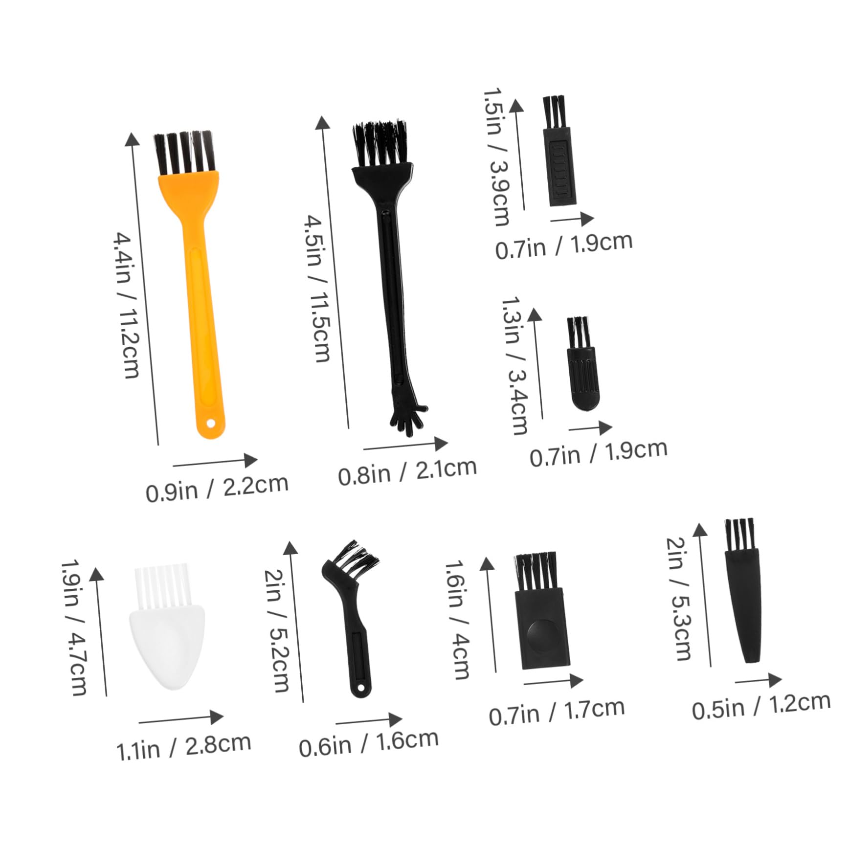 48pcs Electric Razor Cleaning Brush Set - Grout Cleaner, Keyboard Brush, Shaver Trimmer, Computer Duster for Home & Office Cleaning - Perfect for Electronics, Bathrooms, and Personal Grooming
