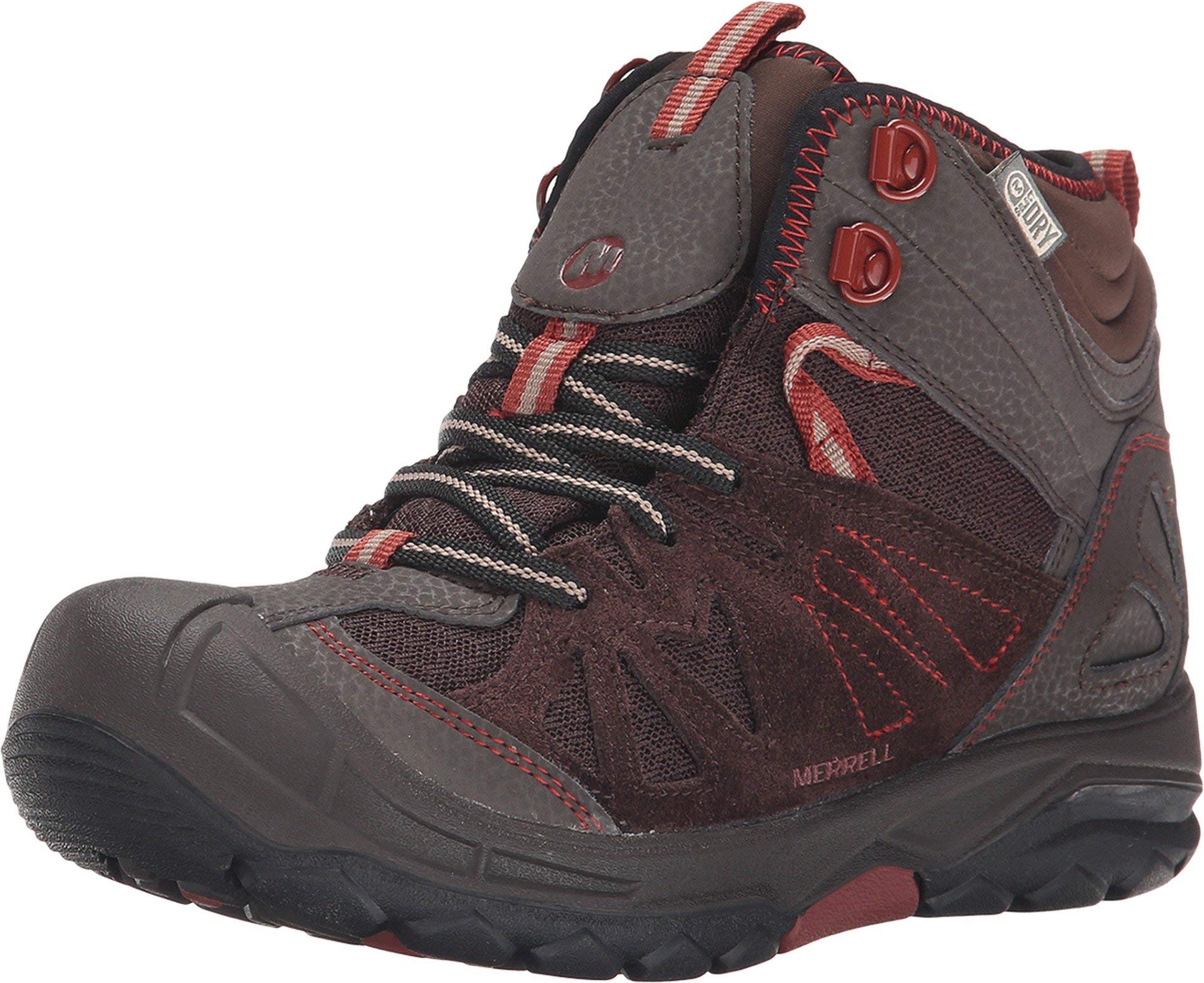Merrell Capra Mid Waterproof Hiking Boots for Kids - Toddler, Little Kid & Big Kid Sizes - Durable Outdoor Footwear for Hiking, Camping & Trail Adventures
