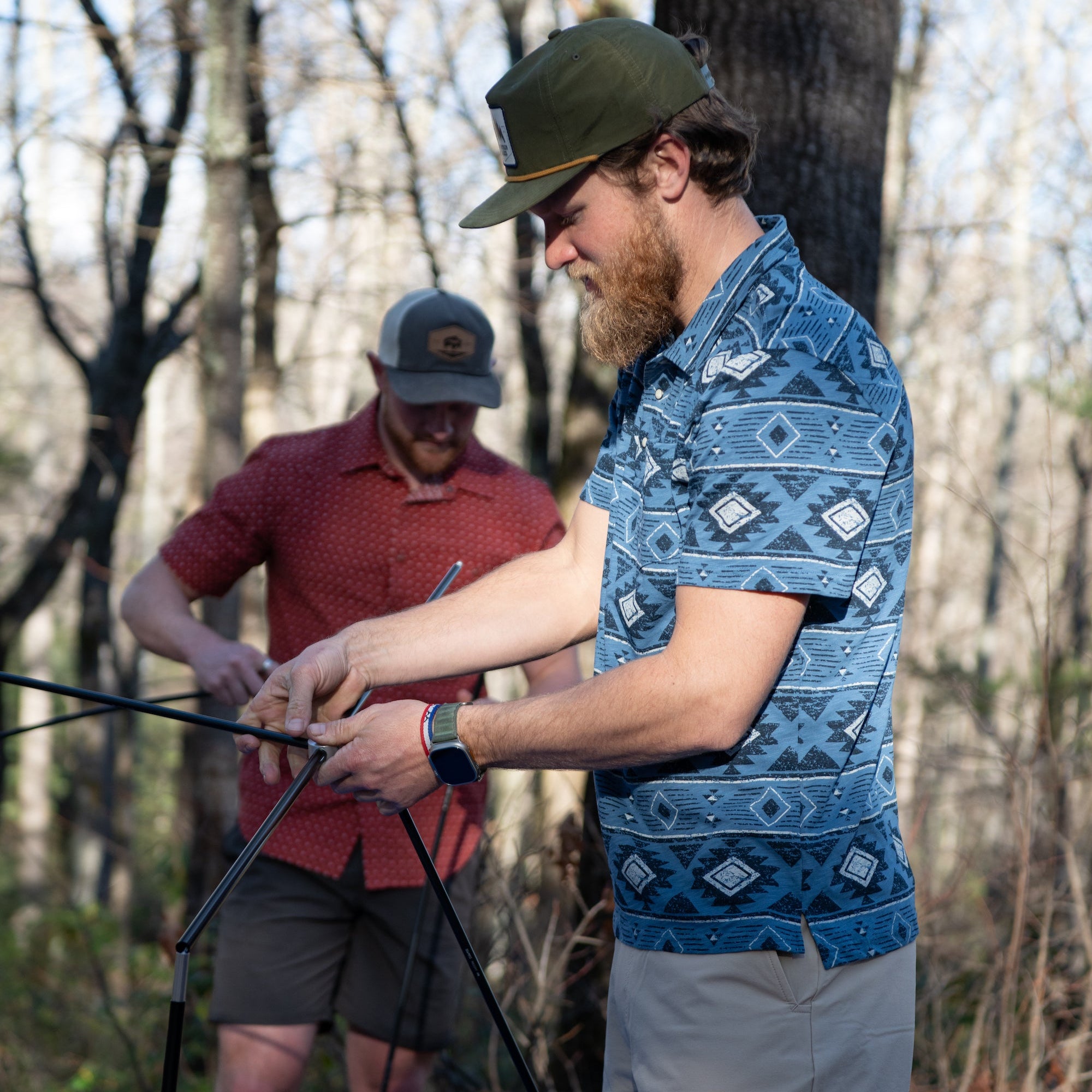 Ranger Printed Polo Shirt for Men - Stylish Casual & Outdoor Wear - Perfect for Golf, Hiking, and Everyday Fashion
