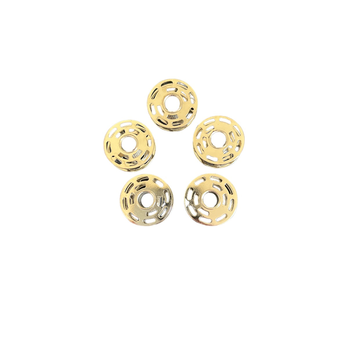 5-Pack #2 Bobbins for Rotary Hook Sewing Machines - Perfect for Quilting, Embroidery & Heavy-Duty Stitching