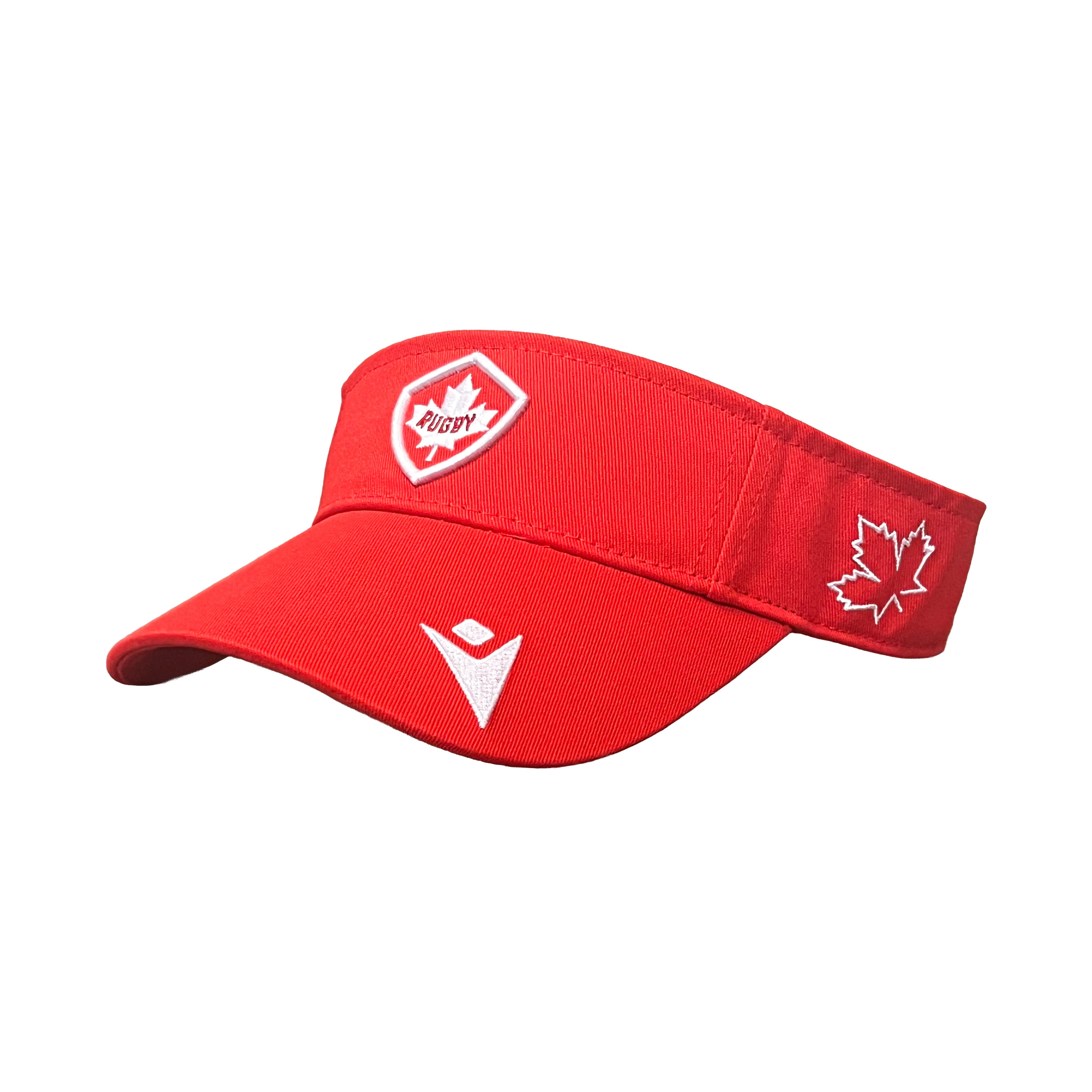 New Canada Visor Red - Adjustable Sun Visor for Men & Women - Perfect for Driving, Running, and Outdoor Sports