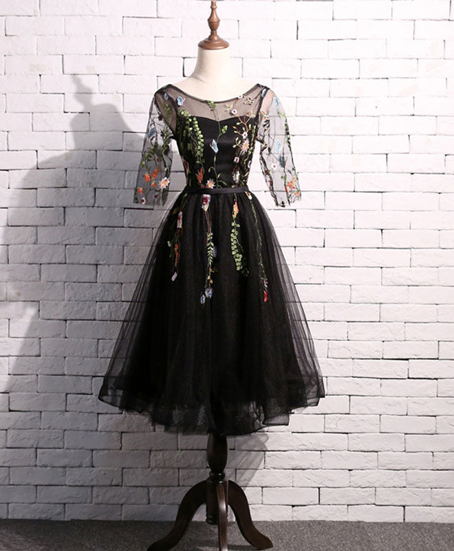 Elegant Black Tulle Short Prom Dress for Homecoming - Perfect for Parties, Dances & Special Occasions