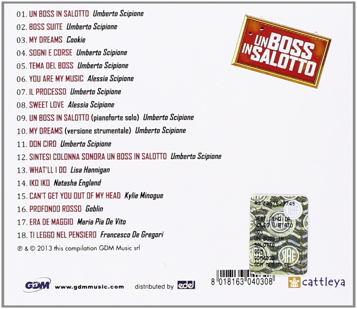 Un Boss in Salotto (A Boss in the Living Room) Original Soundtrack - Perfect for Gaming, Movie Nights & Italian Mafia-Themed Parties