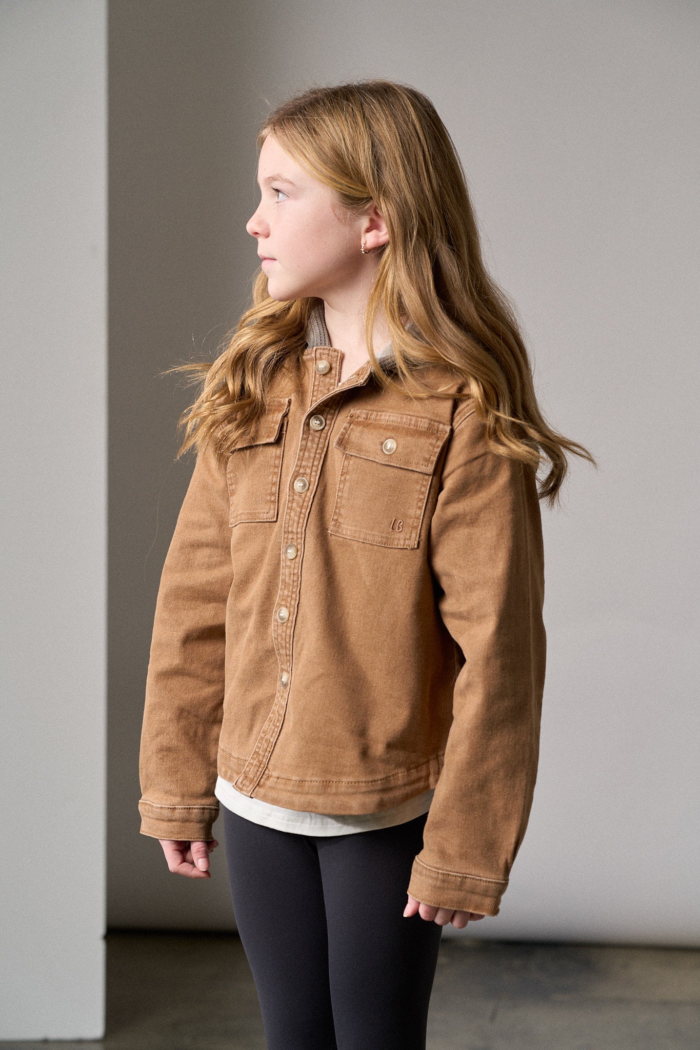 Men's Hooded Denim Shacket Jacket in Camel Color - Stylish Casual Outerwear for Fall & Winter | Perfect for Streetwear, Layering, and Outdoor Activities