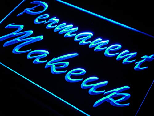 ADVPRO Permanent Makeup LED Neon Sign - Salon & Tattoo Studio Decor - Eye-Catching Beauty Business Advertising Light Display (Model m037-bc) - Perfect for Tattoo Parlors, Cosmetic Clinics & Retail Stores
