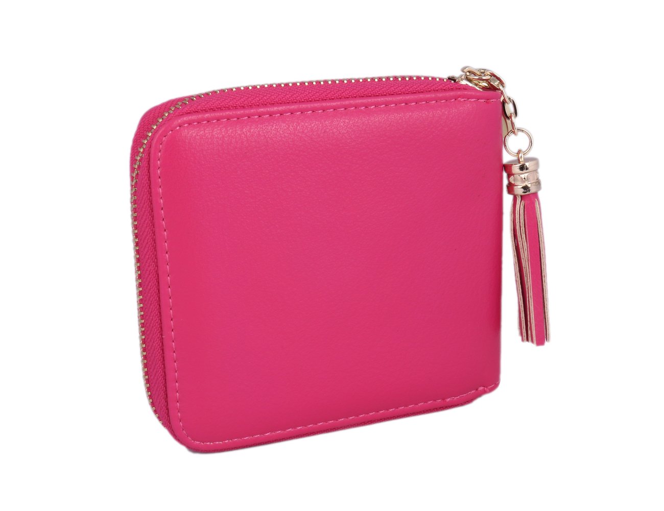 Women's Small Wallet - Solid Color Tassel Coin Purse for Everyday Use, Travel & Gift Giving | Compact & Stylish Money Organizer