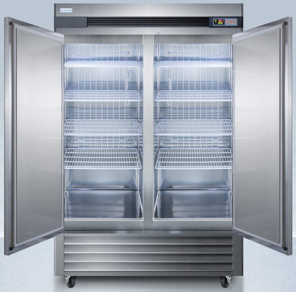 Summit ARS49ML 49 Cu.Ft. Stainless Steel Upright Pharmacy Refrigerator - Auto Defrost, Digital Thermostat & Factory Lock | Commercial Medical Storage, Vaccine Preservation & Pharmaceutical Use