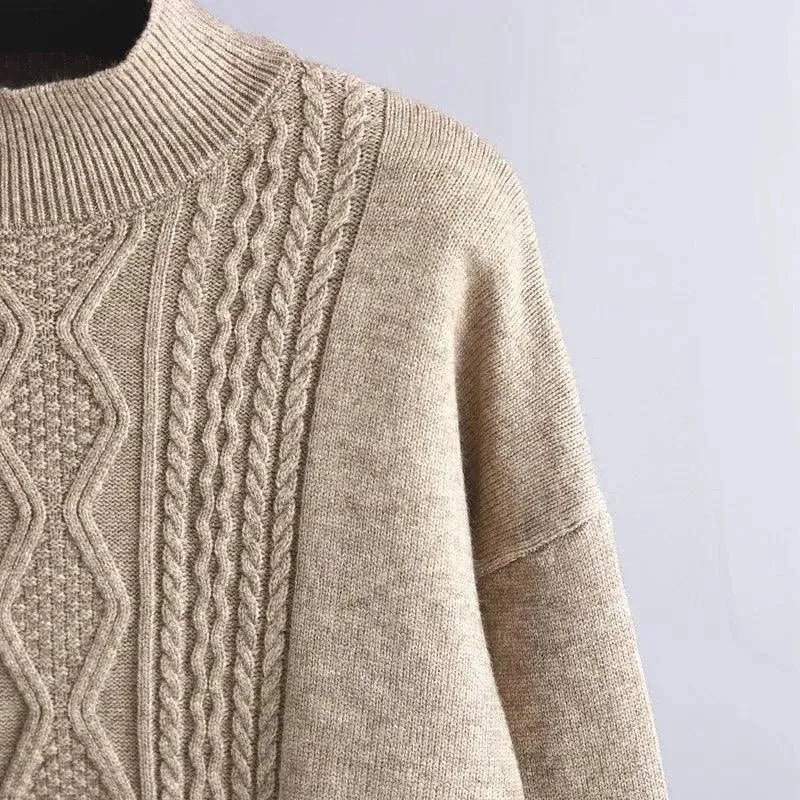 Stylish Women's Casual Wool 3-Piece Outfit Set - Comfortable Winter Knitwear for Office, Dating & Daily Wear