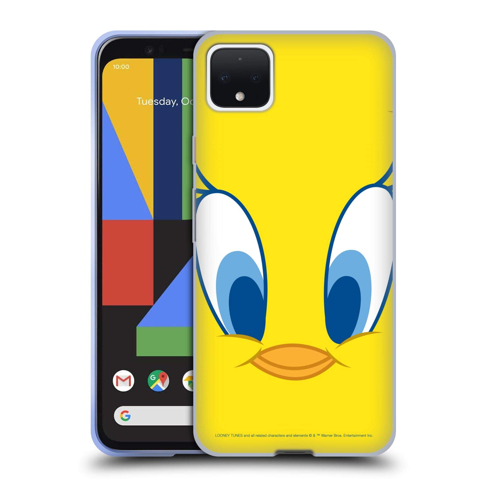 Looney Tunes Tweety Soft Gel Case for Google Pixel 4 XL - Cute Protective Cover for Daily Use