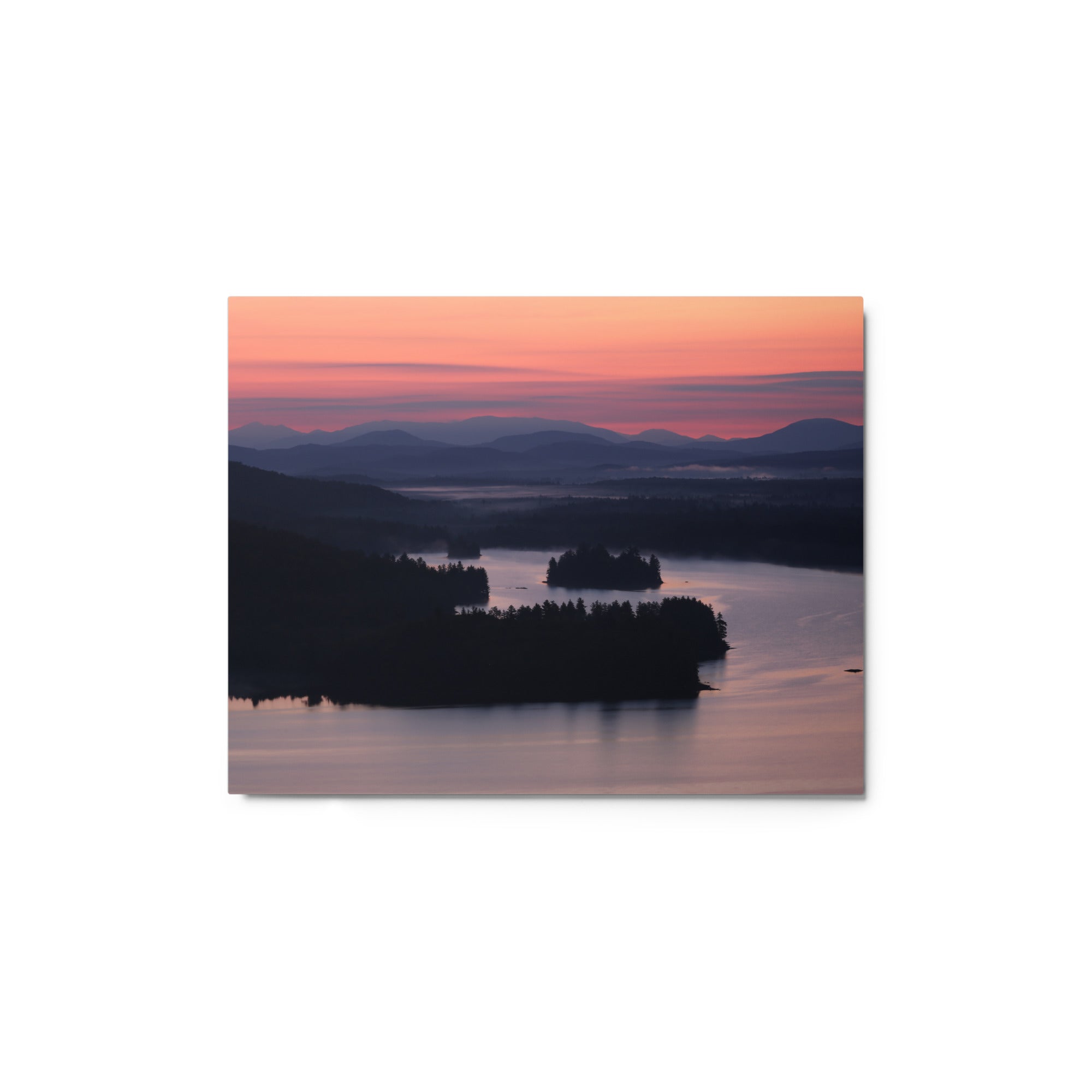 Lake Lila Metal Print Wall Art - Premium Aluminum Landscape Photo for Home & Office Decor - Perfect for Living Room, Bedroom, or Office Wall Display