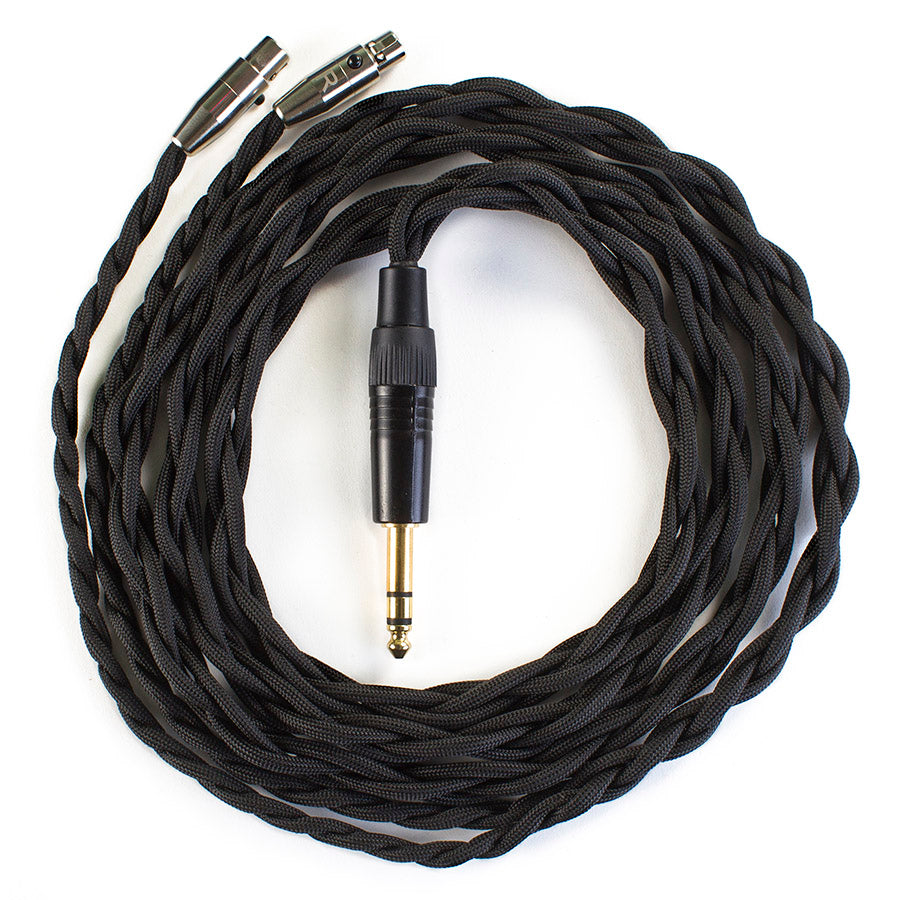 Premium Kennerton Custom Litz Cable - 6.3mm TRS to Dual 4-Pin Mini XLR - High-Quality Audio Cable for Studio Headphones & Professional Audio Equipment - Perfect for Recording Studios, Home Studios, and Audiophile Setups
