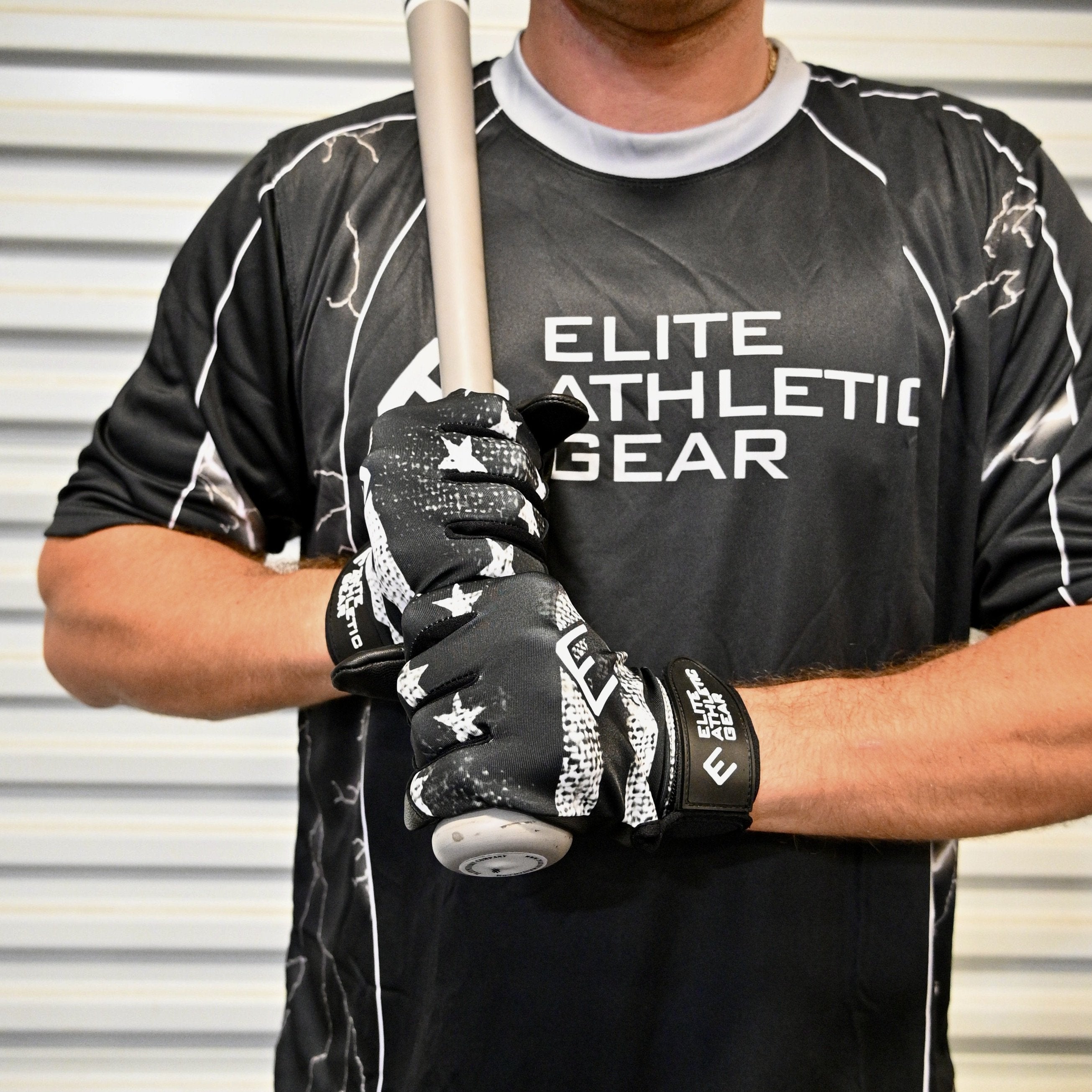 Shadow Old Glory Batting Gloves - Premium Baseball & Softball Training Gloves for Men & Women - Perfect for Practice, Games & Fielding