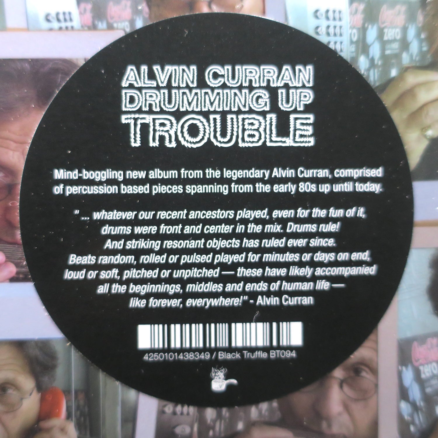 ALVIN CURRAN 'Drumming Up Trouble' Vinyl LP Record (2022) | Experimental Abstract Hip Hop Music | Perfect for DJs, Collectors & Music Enthusiasts