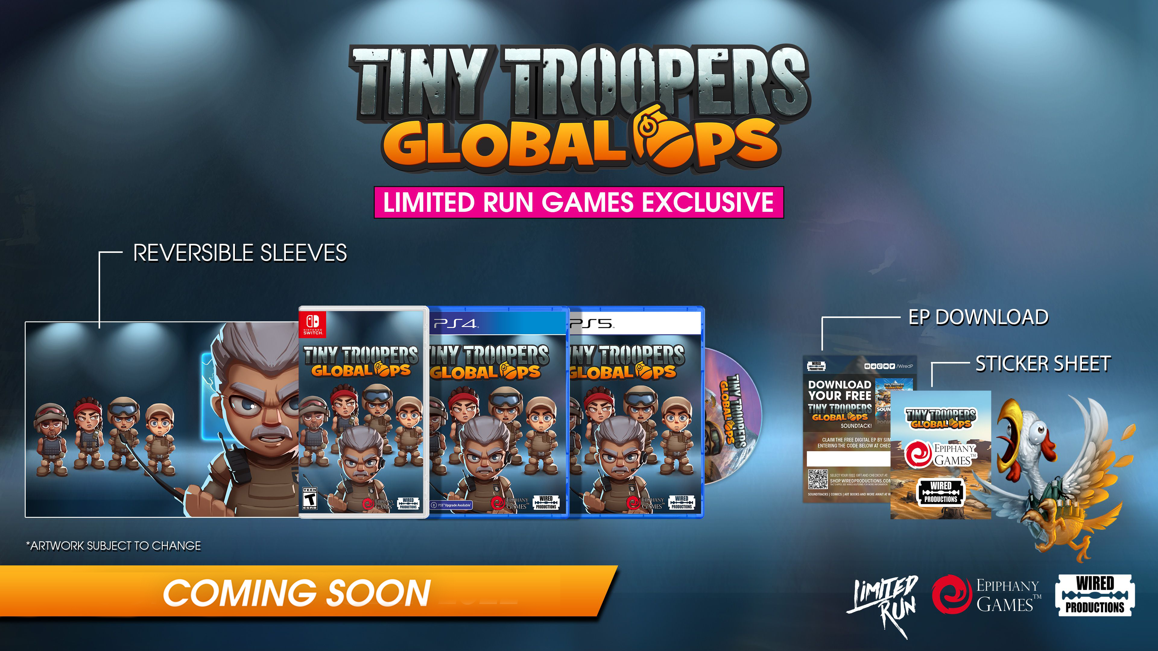 Tiny Troopers: Global Ops - Nintendo Switch Game | Action-Packed Military Strategy Adventure for Kids & Adults | Perfect for Home Entertainment & Travel Gaming