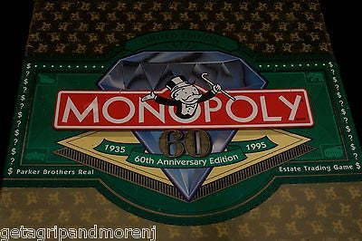 MONOPOLY Limited Edition 60th Anniversary Board Game (1935-1995) - Classic Family Game Night Entertainment for Adults & Kids