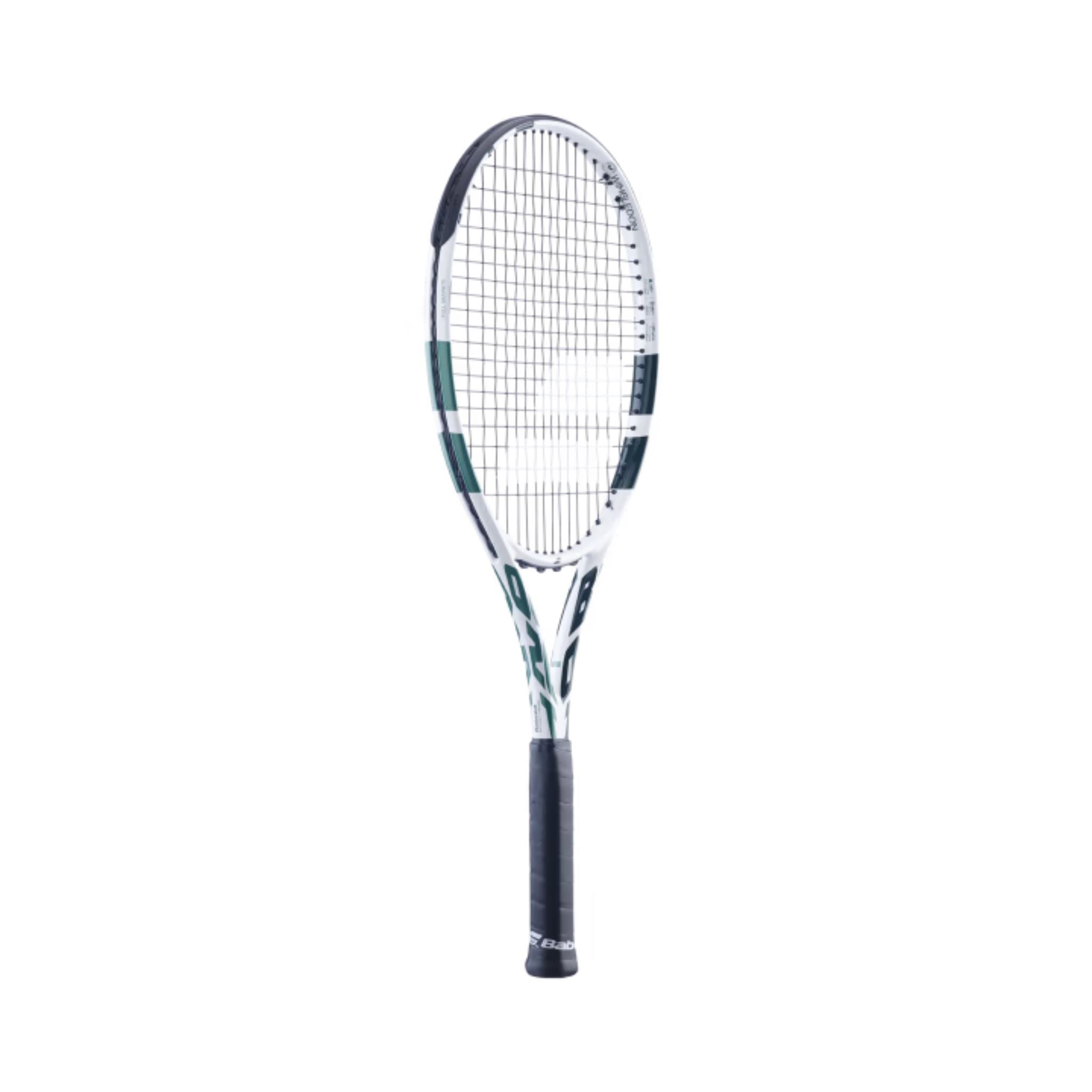 Babolat Boost Wimbledon Strung Tennis Racquet - White | Premium Tennis Racket for Men & Women | Perfect for Wimbledon-Style Play, Competitive Matches & Recreational Tennis