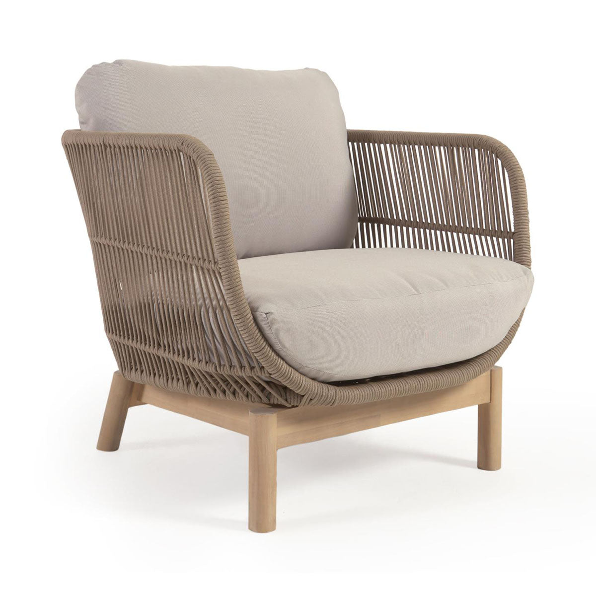 Catalina Armchair - Modern Accent Chair for Living Room, Bedroom & Office - Upholstered Lounge Chair with Wooden Legs - Perfect for Reading, Relaxing & Decorating Your Home