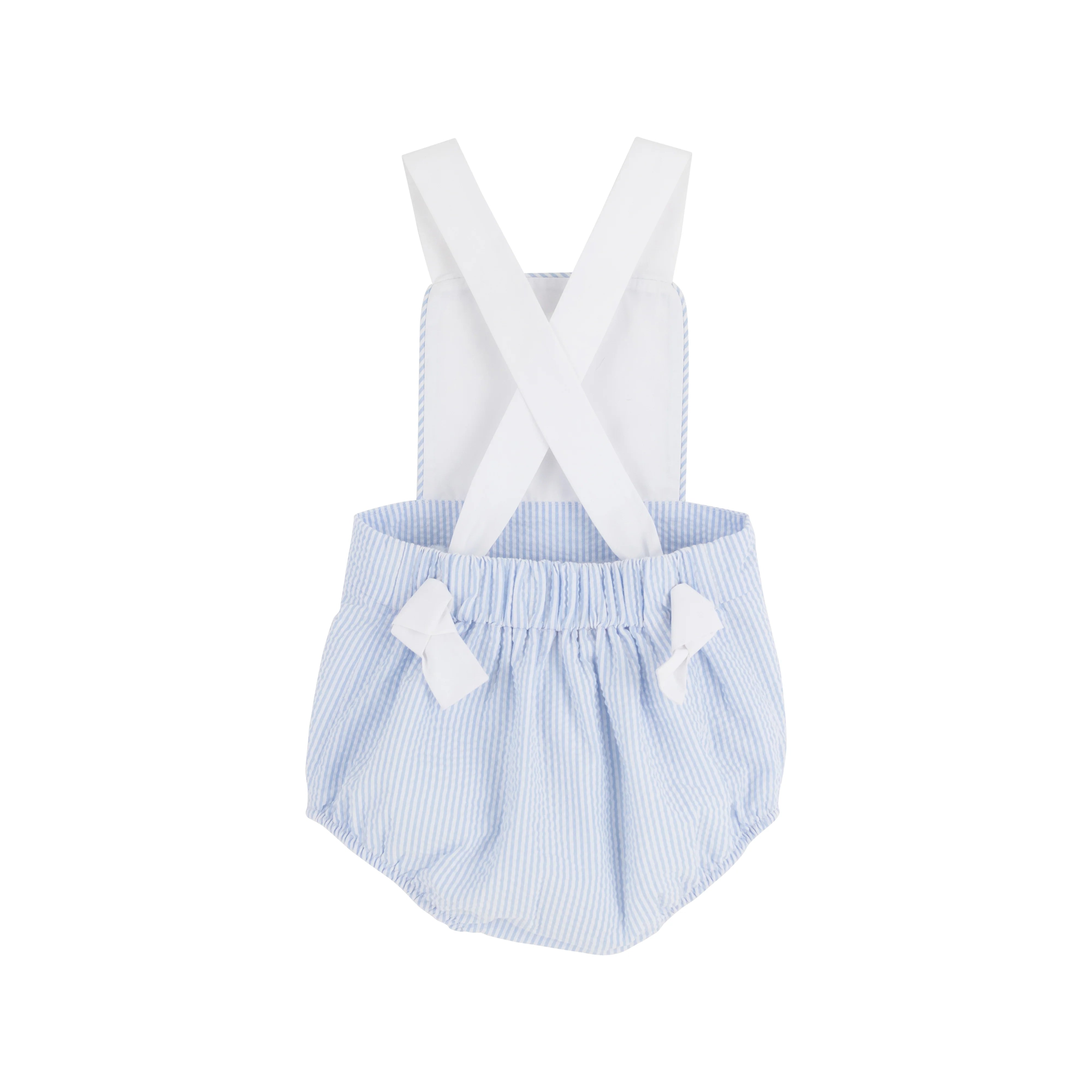 Beaufort Bonnet Sayre Sunsuit for Baby Girls - Soft Cotton UV Protection Romper in Breakers Blue - Perfect for Beach, Pool & Summer Outings