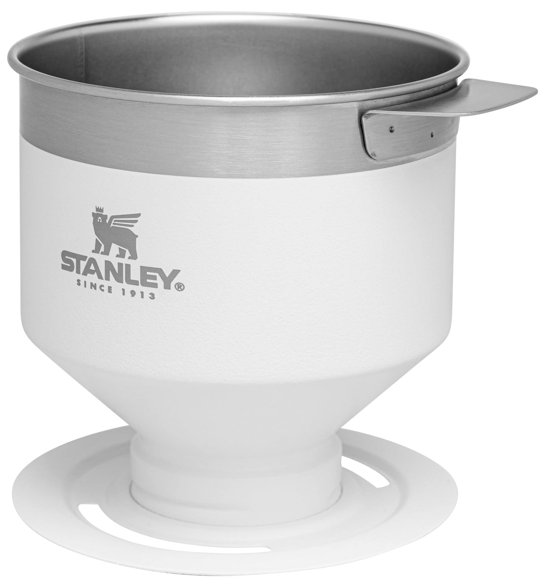 Stanley Perfect Brew Pour Over Coffee Maker - Manual Single Cup Drip Coffee Maker with Reusable Stainless Steel Filter | BPA-Free, Easy to Clean | Ideal for Camping, Office & Home Brewing | Polar Series