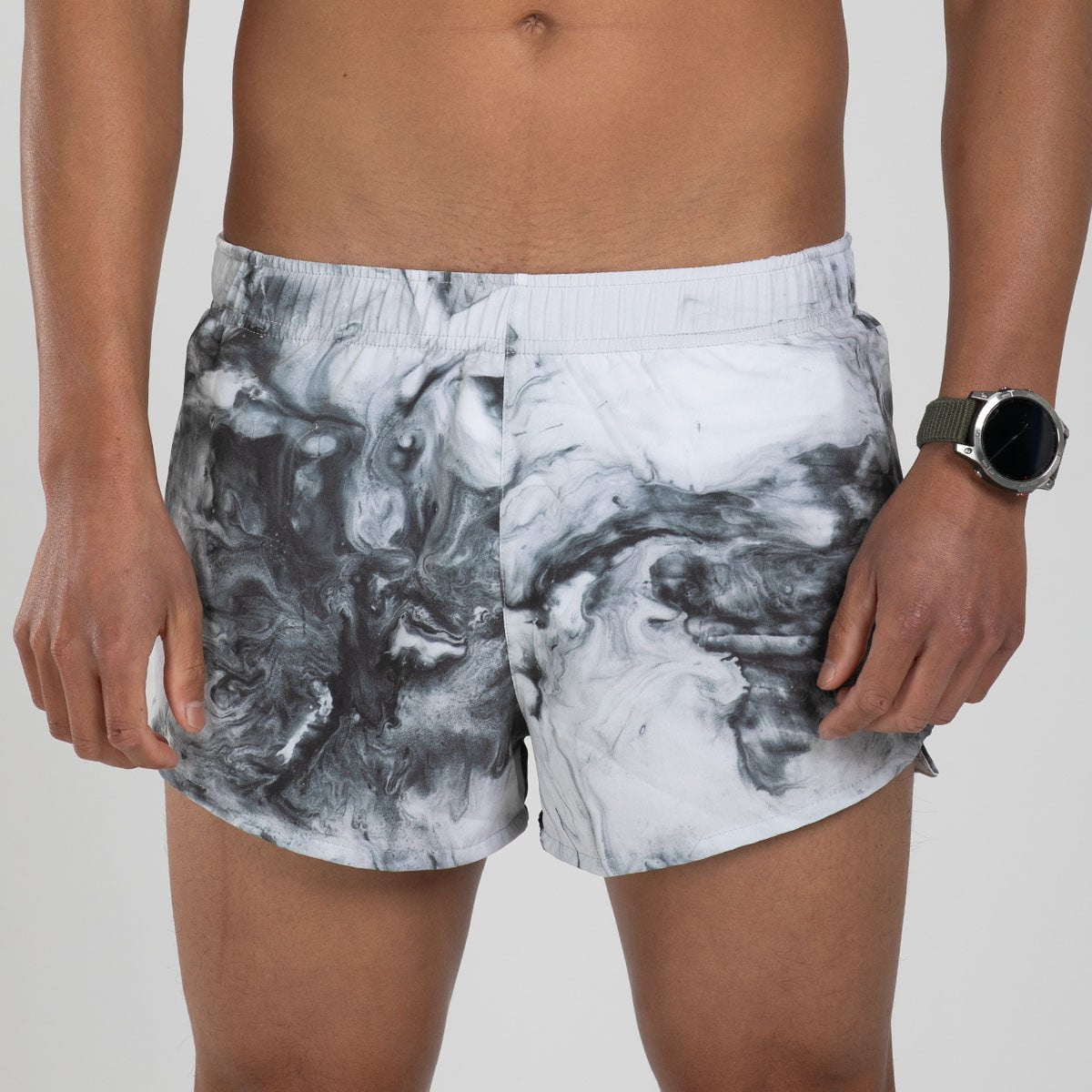 Elite Run 2 Men's Running Shorts - Breathable Athletic Workout Shorts for Men | White Hot | Perfect for Jogging, Gym & Outdoor Sports