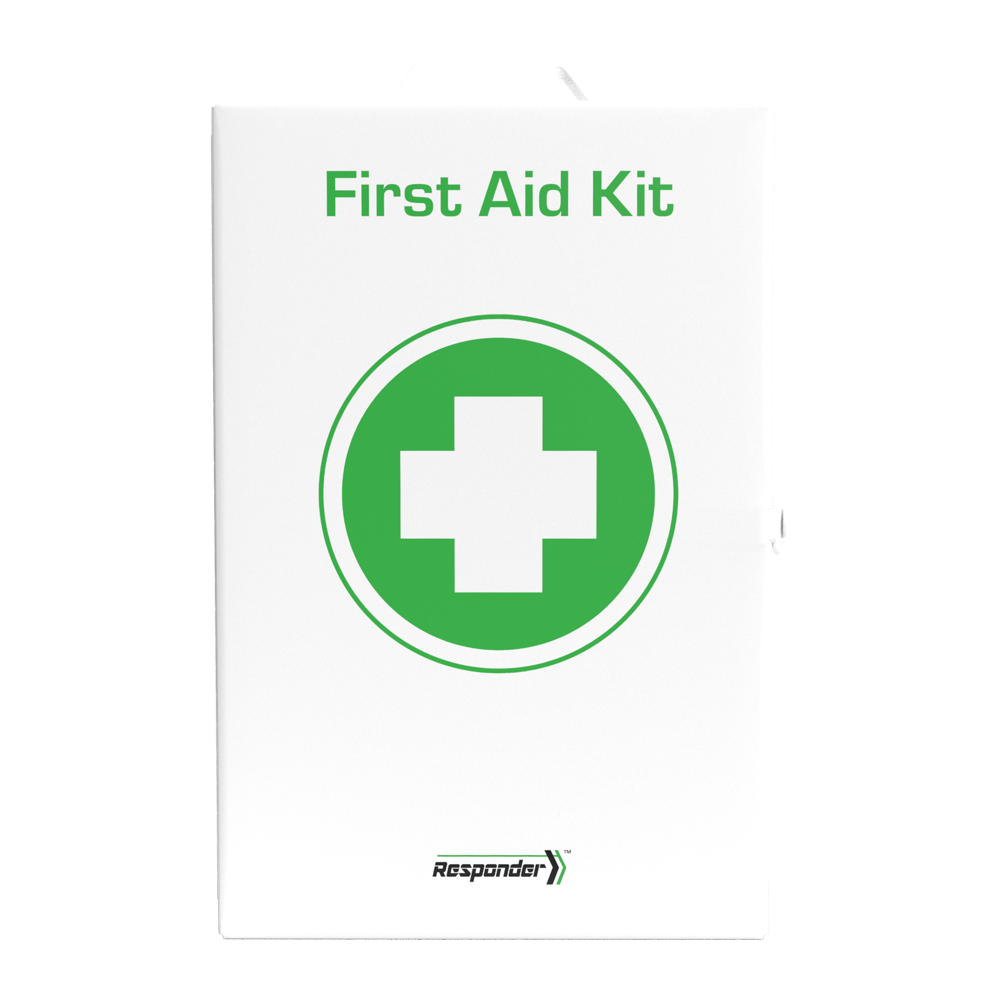 RESPONDER 4 Series Metal Tough Food & Beverage Kit - 38 x 24 x 12cm Durable Storage Container for Camping, Picnics & Emergency Preparedness
