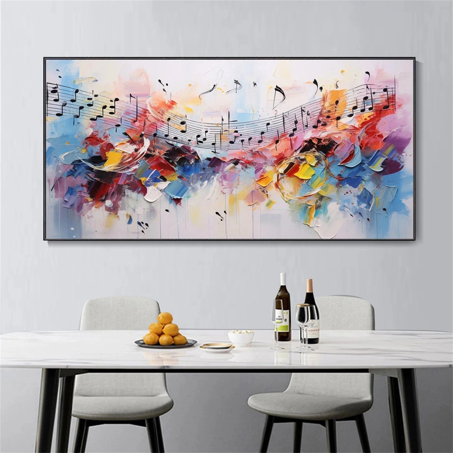 Abstract Painting #AB 287 - Modern Wall Art for Living Room, Bedroom & Office Decor - Handmade Canvas Artwork for Home & Office Interior Design