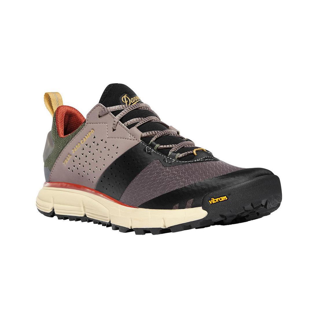 Trail 2650 Campo 3 Hiking Shoes for Men - Lightweight Outdoor Walking Shoes with Cushioning, Breathable Brown/Green - Perfect for Hiking, Camping & Trail Running