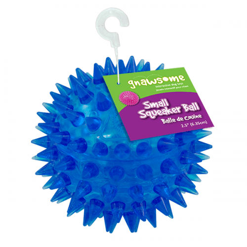 Gnawsome Small Squeaker Ball for Dogs - Interactive Chew Toy for Puppies & Small Breeds - Fun Indoor/Outdoor Playtime & Training Reward