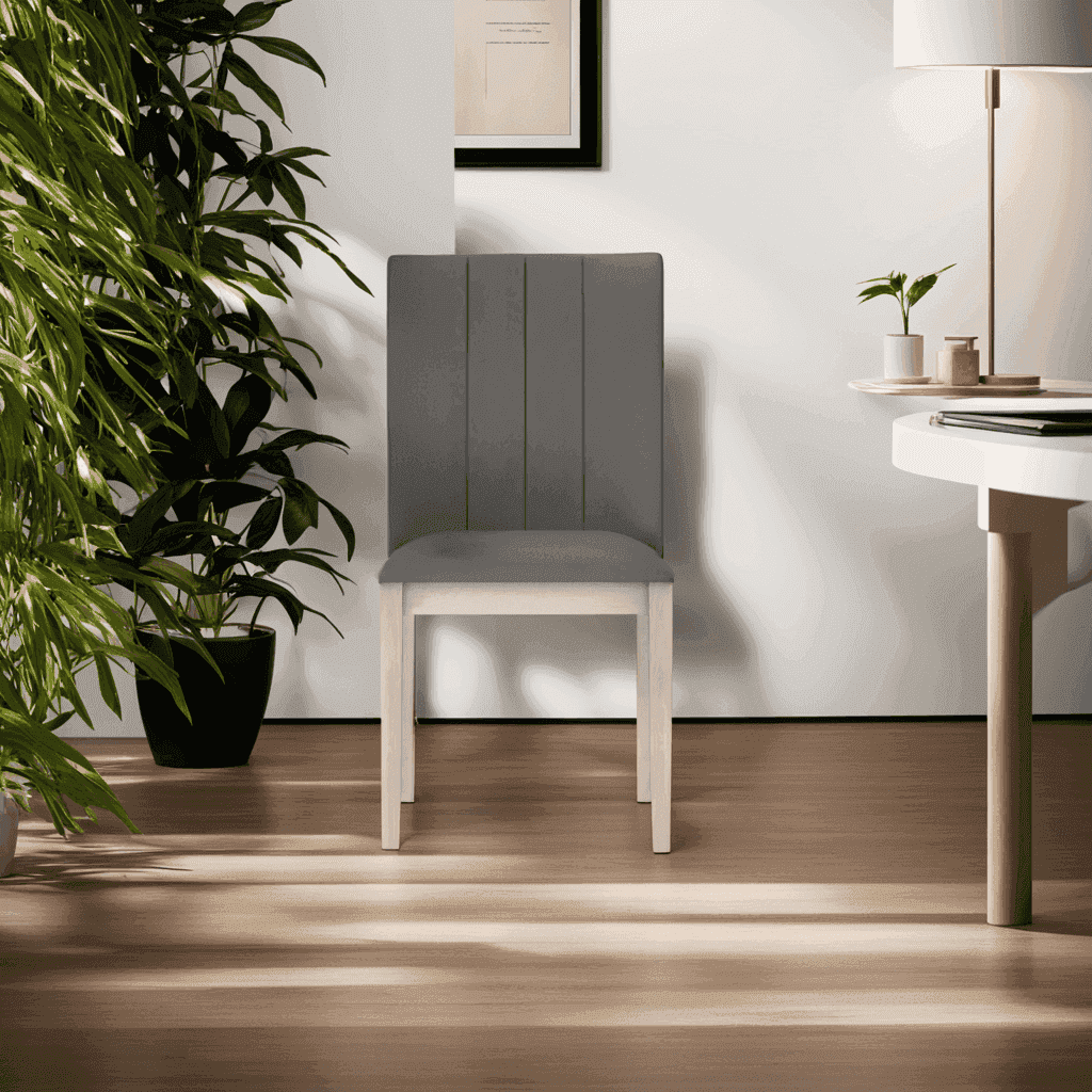 Hikari Solid Wood Dining Chair - Modern Scandinavian Style Wooden Chair for Kitchen, Dining Room, and Home Office - Comfortable & Durable Furniture for Everyday Use