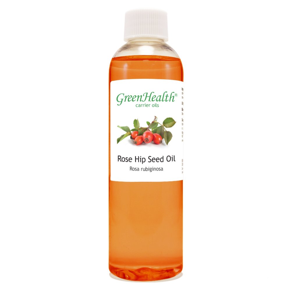 Greenals 100% Pure Rose Hip Seed Oil - 4 fl oz | Cold Pressed, Organic Facial Oil for Anti-Aging & Skin Hydration | Perfect for Dry Skin, Scar Reduction & Night Care Routine