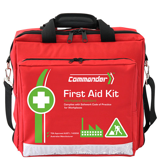 Commander 6 Series First Aid Kit - 200-Piece Emergency Medical Supplies for Home, Car, Camping & Workplace Safety | Compact & Portable Trauma Kit for Injuries & Burns