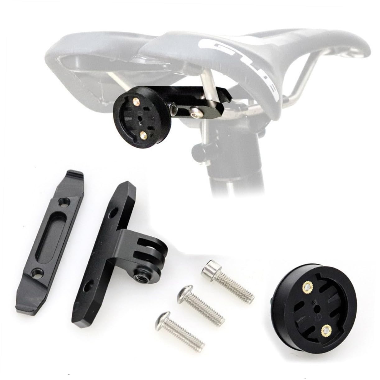 Premium Mipcase Metal Bike Camera Mount - Durable Saddle & Handlebar Camera Holder for Mountain & Road Bicycles | Perfect for Cycling Adventures, Trail Recording & Action Shots